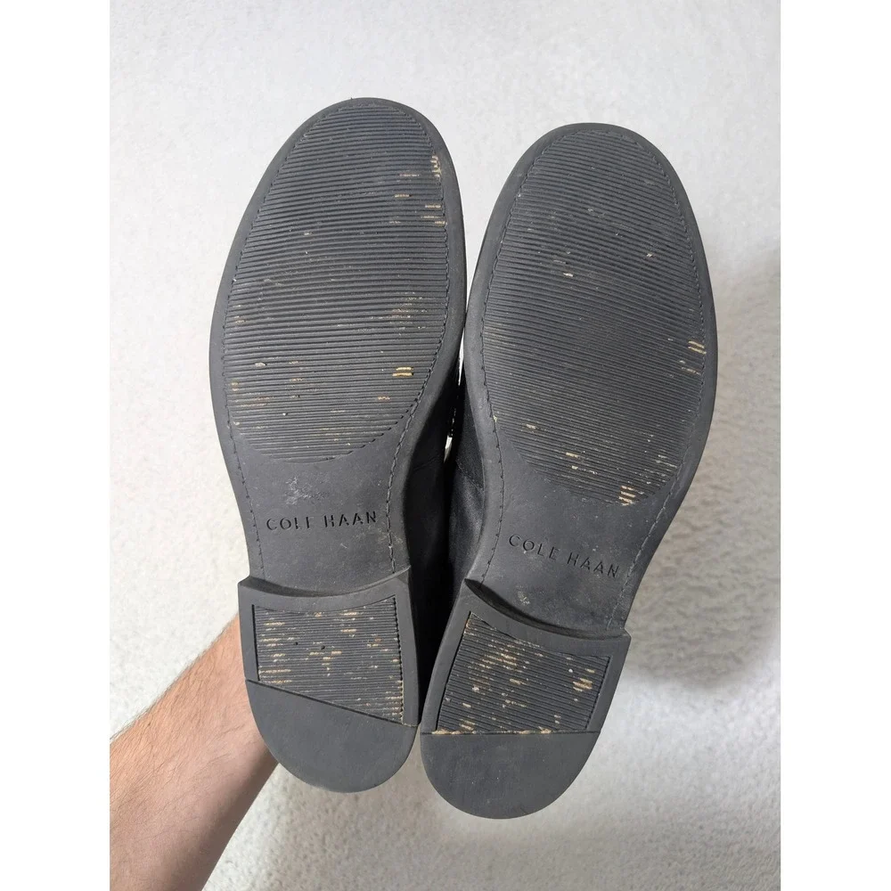 Cole Haan Penny Loafers Mens‎ 10.5 Black Leather Slip On C24505